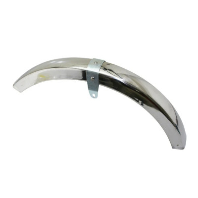 Garde boue avant adaptable chrome (OEM 188746) pour Piaggio 50 Ciao PX