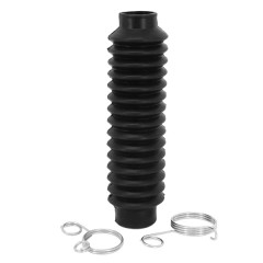 Soufflet de fourche adaptable diamètre 25/35mm longueur 170mm pour Peugeot 103 livré avec épingle/collier