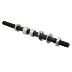 Axe de roue arrière adaptable diamètre 10 x 100 x 168 mm MBK 51 Motobecane