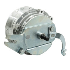 Moyeu roue arrière adaptable diamètre 100mm axe 10mm 36 trous pour mobylette MBK 85/88