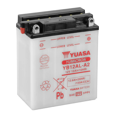 Batterie Yuasa YB12AL-A2 12V 12Ah (sans acide)