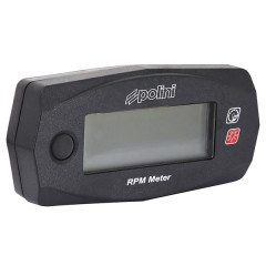 Compte tours Polini électronique digital LCD 15000 trs/min sans sonde lambda