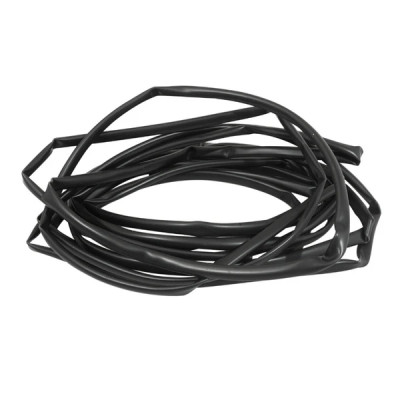 Gaine fil électrique adaptable PVC/Souplisseau 6x7 mm noir 5m