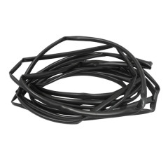 Gaine fil électrique adaptable PVC/Souplisseau 6x7 mm noir 5m