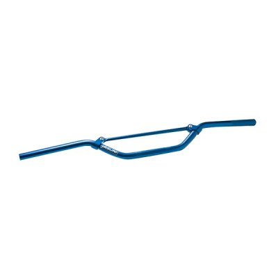 Guidon pro race cross-bar alu bleu Yasuni pour 50 à boite