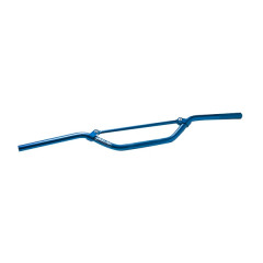 Guidon pro race cross-bar alu bleu Yasuni pour 50 à boite