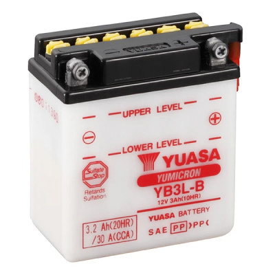 Batterie Yuasa YB3L-B 12V 3Ah (sans acide) Yamaha 125 DTR E