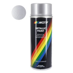 Bombe peinture Motip finition métallisée 400ml acrylique
