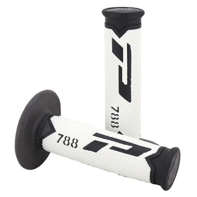 Revêtements poignées ProGrip triple densité blanc/noir 115mm