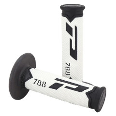 Revêtements poignées ProGrip triple densité blanc/noir 115mm