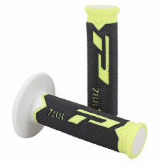 Revêtements poignees ProGrip 788 triple densite noir/jaune fluo/blanc