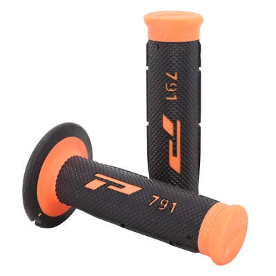 Revêtements poignées ProGrip 791 double densité 115mm fluo orange/noir
