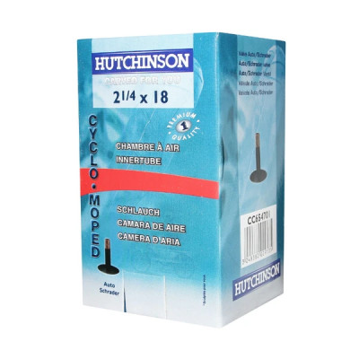 Chambre à air Hutchinson 2 1/4x18 pour mobylette