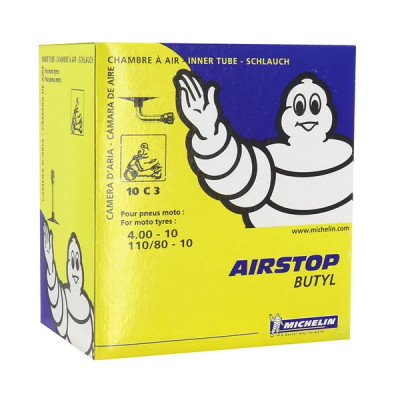 Chambre à air Michelin 10'' 4.00-10 valve coudée 90°