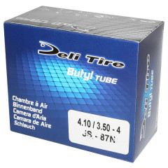 Chambre à air Deli Tire 4 pouces 4.10/3.50x4 valve coudée 90°