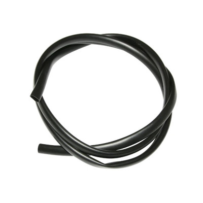 Gaine électrique adaptable PVC/souplisseau 6x7mm noir 1m