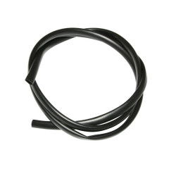 Gaine électrique adaptable PVC/souplisseau 6x7mm noir 1m