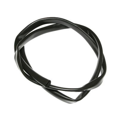 Gaine électrique adaptable PVC/souplisseau 10.5x12 mm noir 1m