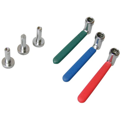 Outil réglage culbuteur de soupape Buzzetti jeu de 3 pour moteur 4T (écrou 8/9/10) - 5121