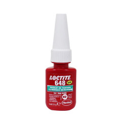 Colle roulement Loctite 648 résistance élevée haute température tube 5ml