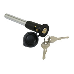 Barre antivol à clé adaptable 145mm diamètre 15 Peugeot 103 avec support