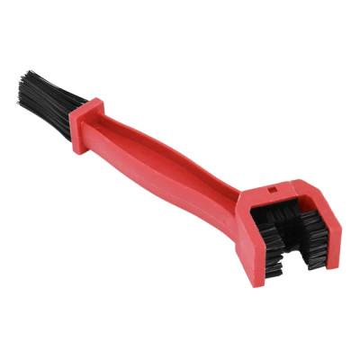 Brosse nettoyage chaîne transmission adaptable rouge