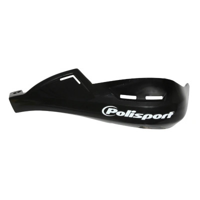 Protege main moto Polisport version ferme noir (fixation universelle)