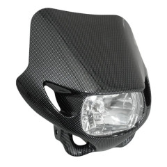 Plaque phare Replay avec fixations tête de fourche carbone 50 à boîte