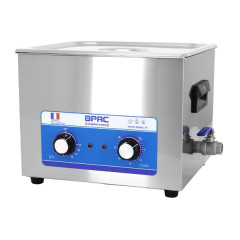 Nettoyeur-bac ultrasons adaptable 15 litres 360 watts avec vanne de vidange