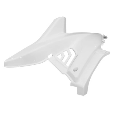 Capot moteur droit TNT blanc adaptable MBK Nitro 1997-2012 / Yamaha Aerox 1997-2012