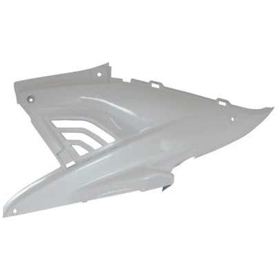 Capot moteur gauche blanc TNT pour scooter MBK Nitro / Yamaha Aerox 50