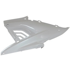 Capot moteur gauche blanc TNT pour scooter MBK Nitro / Yamaha Aerox 50