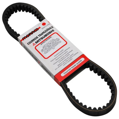 Courroie Mitsuboshi adapt. 816 x 22.5 x 10.2 x 30° pour maxi-scooter Piaggio 125 MP3, 125 X-EVO, 125 X8, 125 X9, 125 FLY, 125 Vespa GTS, 125 Vespa LX, Gilera 125 Nexus, Aprilia 125 SR Max