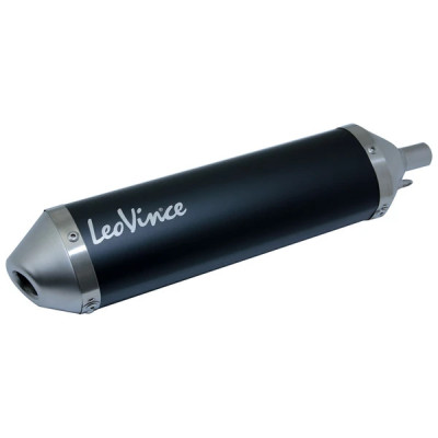 Silencieux Leovince Inox Noir Homologué 50 A Boite (Réf 303228475R)