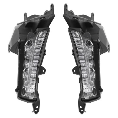 Clignotant adaptable AV transparent à LED homologué CE pour Yamaha TMAX 560 2020+