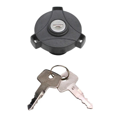 Bouchon essence adaptable 30mm à clé pour cyclo MBK 51 à visser