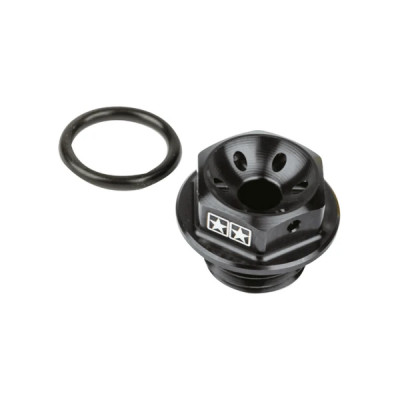 Bouchon huile STAGE6 noir adapt. Derbi 50 (EURO 2, 3, 4)