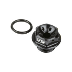 Bouchon huile STAGE6 noir adapt. Derbi 50 (EURO 2, 3, 4)