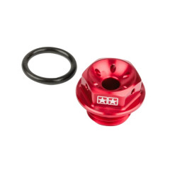 Bouchon d'huile STAGE6 rouge adapté pour scooter Booster, BW's, Nitro, Aerox, Stunt, Slider, Ovetto