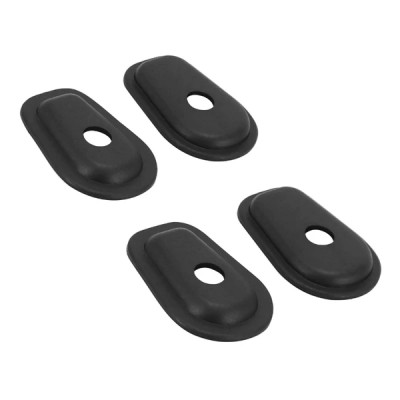 Cache orifice clignotant adaptable noir (set de 4 pièces) pour Kawasaki