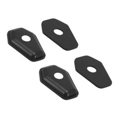 Cache orifice clignotant adaptable noir (set de 4 pièces) pour moto Suzuki V2