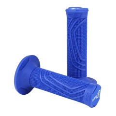 Revêtement poignée DOMINO D-LOCK bleu closed end 116-125mm (livrée avec 4 bagues) (x2)