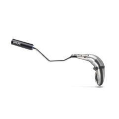 Pot YASUNI Cross ML Passage Haut à Droite Silencieux Bleu pour 50cc Beta RR Enduro, Beta RR SM AM6, Beta RR Track - Réf. TUB807TA-57-