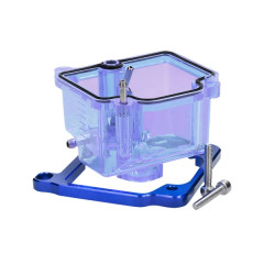 Cuve de carburateur adaptable transparente bleue PWK 21-34mm