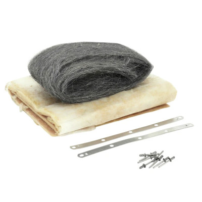 Laine de silencieux LEOVINCE avec 6 rivets