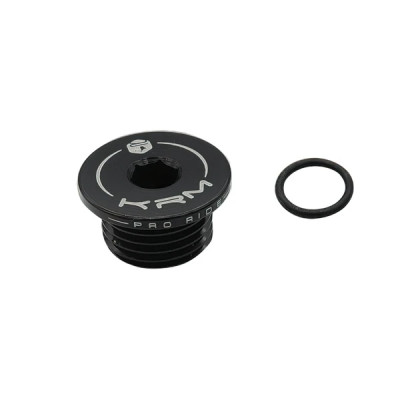 Bouchon huile KRM noir adapt. Derbi EURO2/EURO3/EURO4