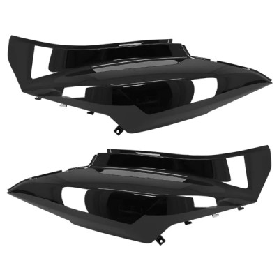 Coque arrière adaptable noir peint (paire) pour Scooter SYM ORBIT 125 cc, ORBIT II 2T 50cc, ORBIT II 4T 50cc