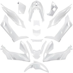Kit carrosserie adaptable 15 pièces blanc perle pour Maxi Scooter HONDA PCX 125 cc 2021-2024
