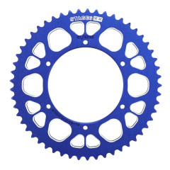 Couronne STAGE6 Alu CNC 53 dents 420 (Diamètre couronne 108/123/6.5) pour Aprilia 50 SX 2012-2017