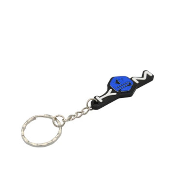 Porte clés KRM 52x21 mm bleu